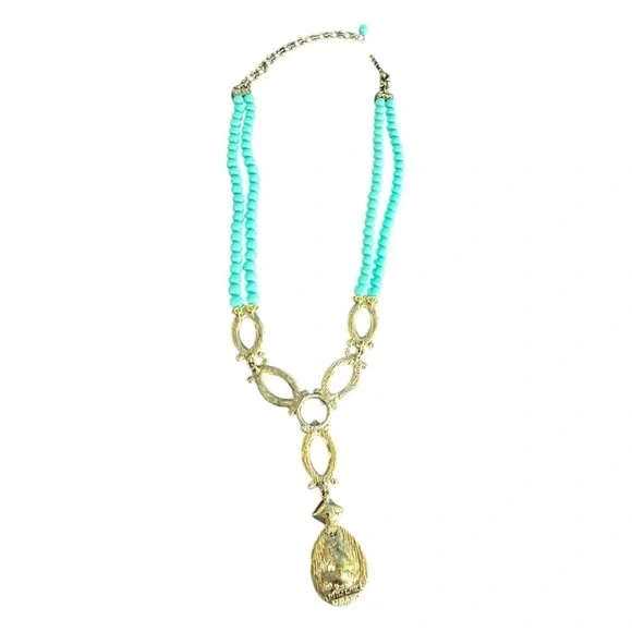 Heidi Daus Coral and Torq Necklace in Excellent condition - Picture 12 of 16